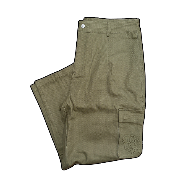 Mertra Khaki Cargo Trousers - W34/L29