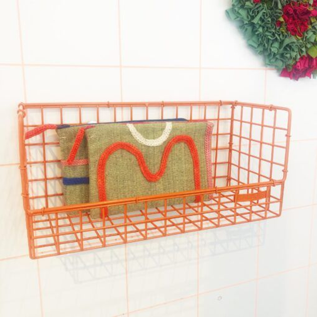 WIRE SHELF MEDIUM, ORANJE