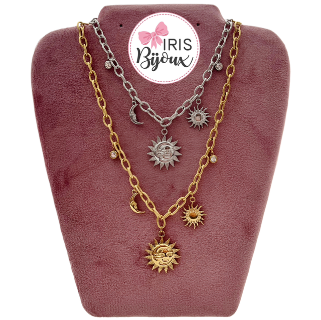 Collana Sole Luna 