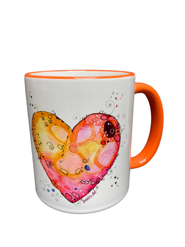 Keramiktasse "Herz"