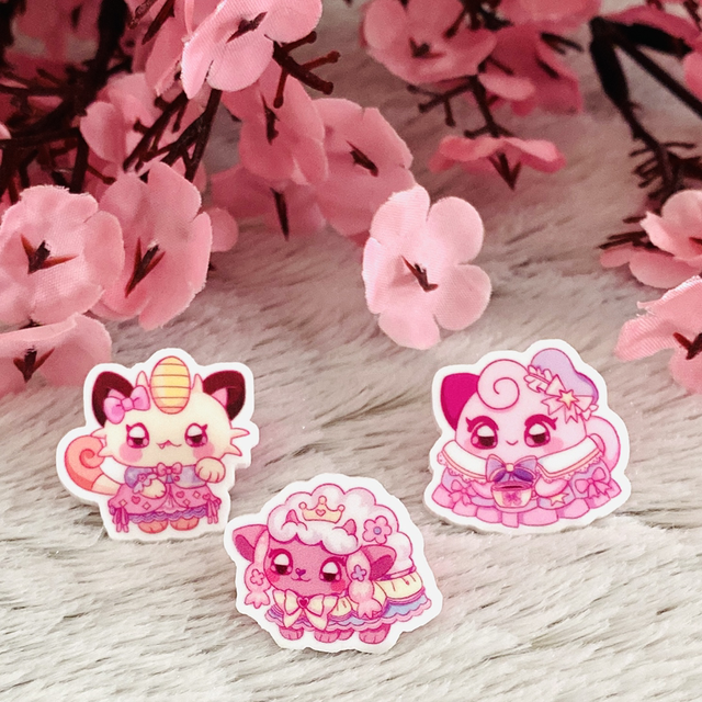 💖 Lot 3 pins Pookies - Kawaii Lolita 💖