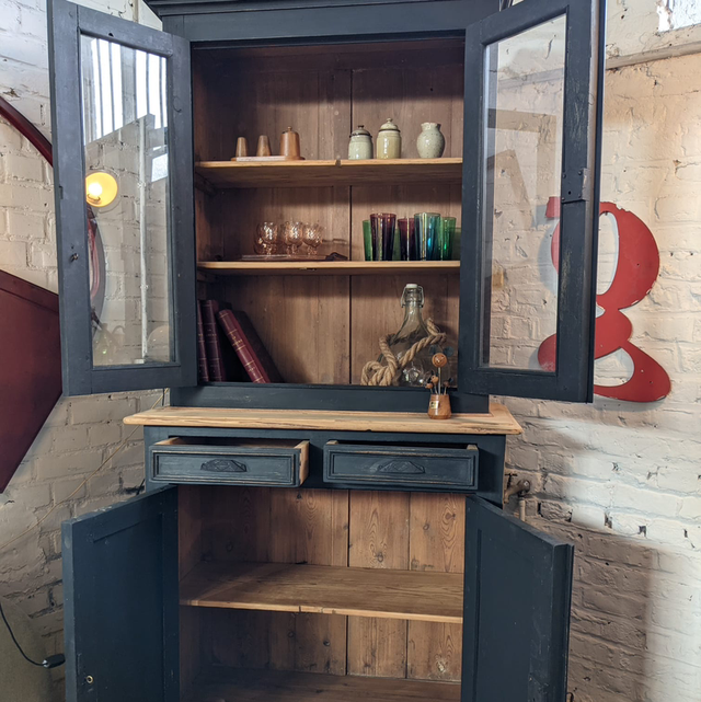 Vaisselier noir / 2 corps