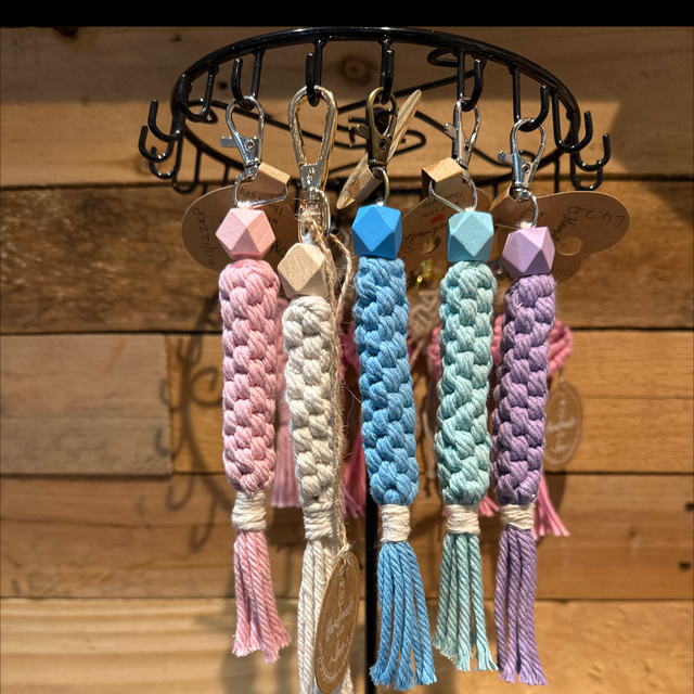 Macrame Long Keychain 