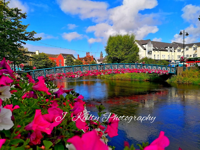Summertime on the Garavogue River, Sligo Town. 