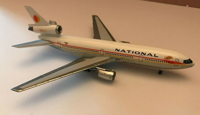 National DC-10 (N82NA), 1:400, Aeroclassics, rare