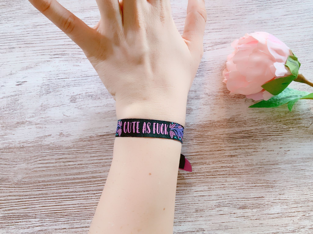 Cute as Fuck Wristband 