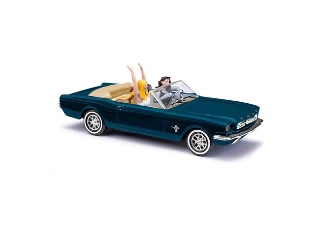 Ford Mustang cabriolet ouvert Busch 47528 H0