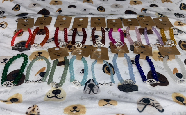 Handmade Glass Bead Bracelets 
