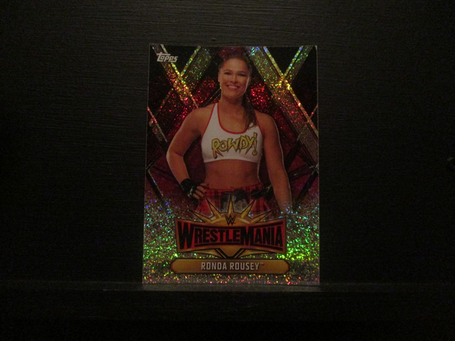 Ronda Rousey - Champions Wrestlemania Original Trading Card #WM-8
