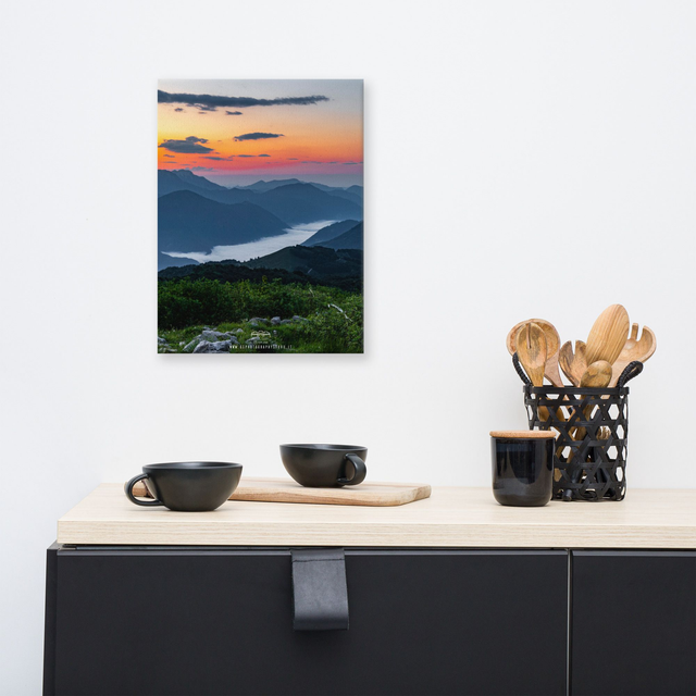  Canvas sunset landscape peace 