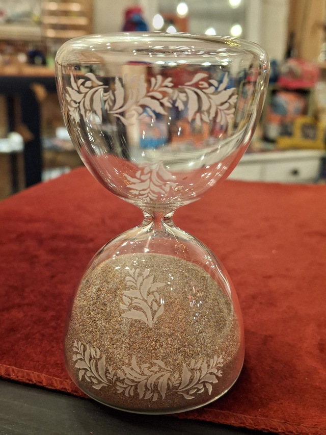 Sablier Feuilles en frises 3min