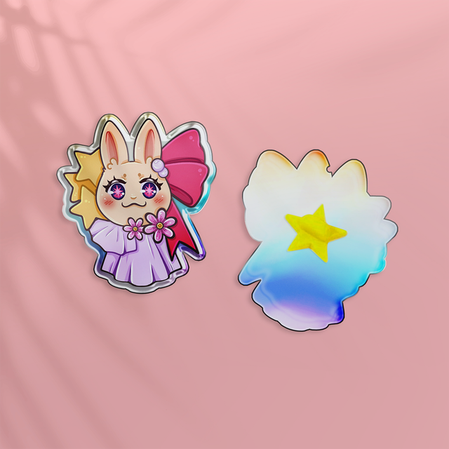 Pin holographique BUNNY NO KO