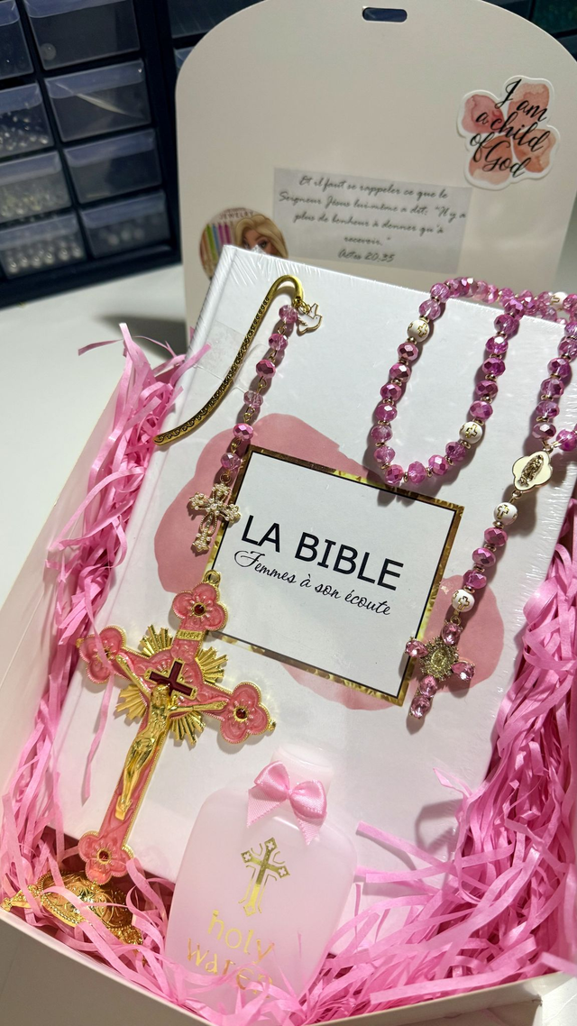 Coffret Biblique Fuschia