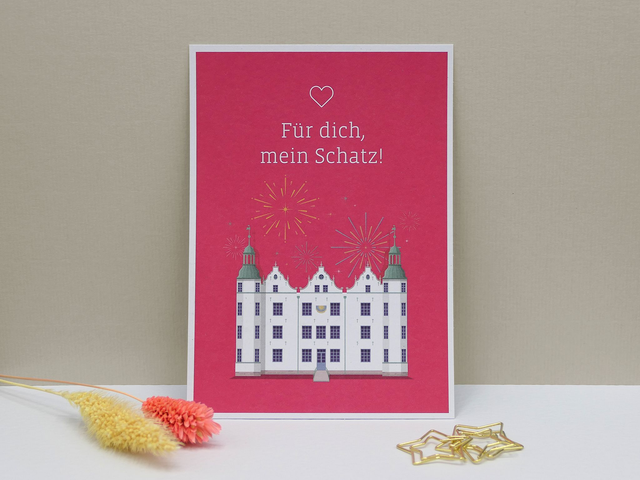 Karte &quot;Für dich, mein Schatz&quot;