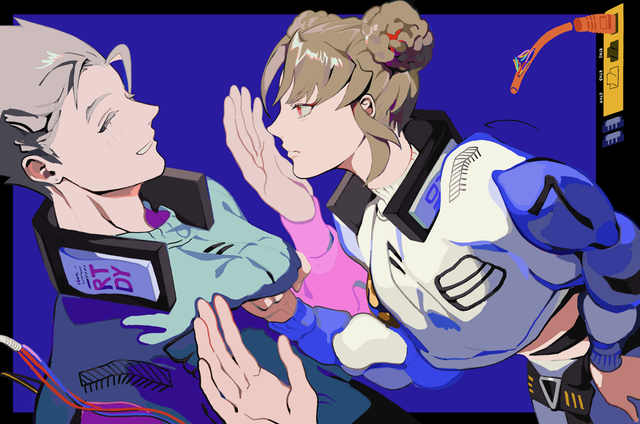 [OCs] Sil &amp; Yue Game Ver. Attire [A5 Print]