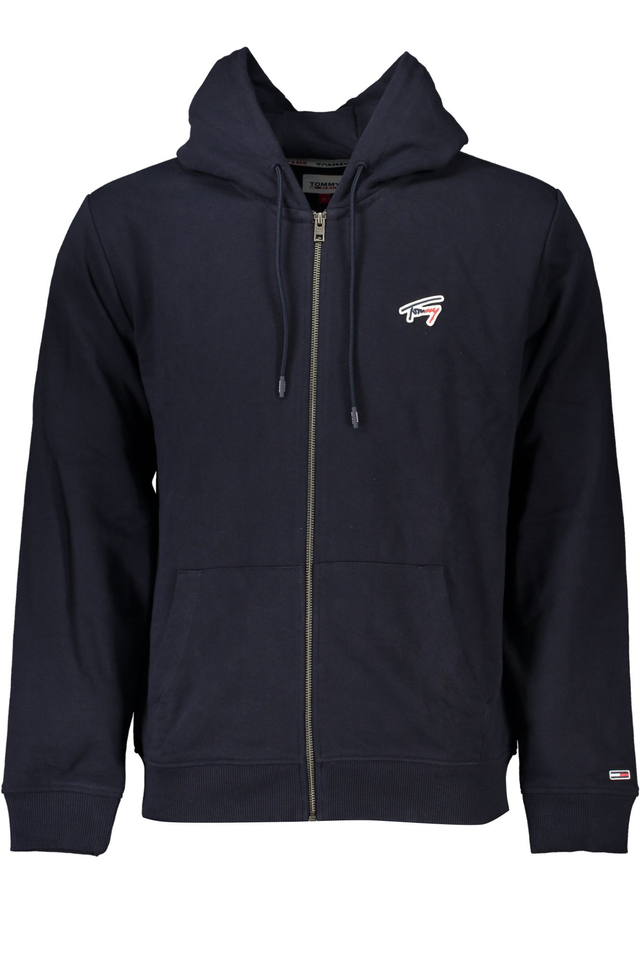 TOMMY HILFIGER FELPA CON ZIP UOMO BLU
