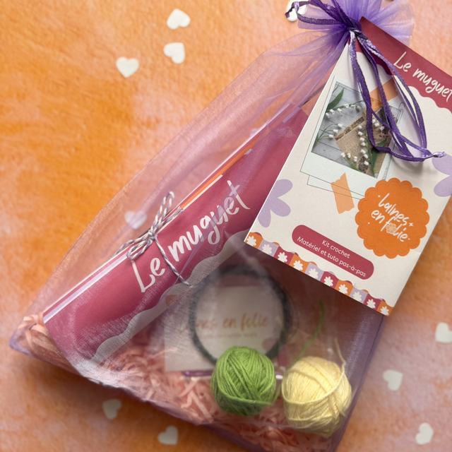 Kit crochet – Le muguet (personnalisable)