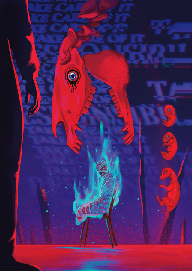 A4 Print Mouthwashing