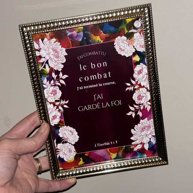 Affiche Le bon combat