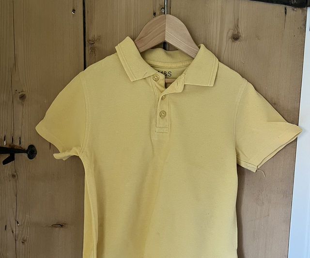 Yellow / Gold polo shirt 5-6