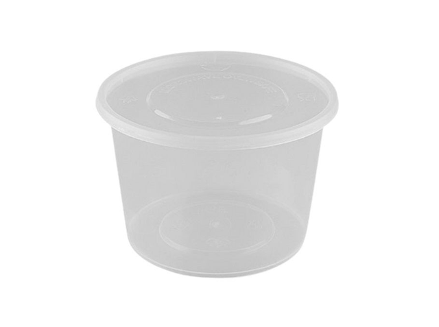 20oz Round Soup Bowls with Clear Lids (BTC065) – Secure &amp; Leak-Proof