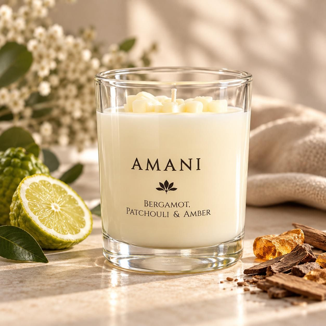 Bergamot, Patchouli &amp; Amber | 30cl Soy Wax Candle