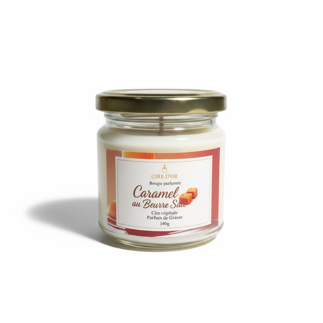 Bougie caramel beurre salé 
