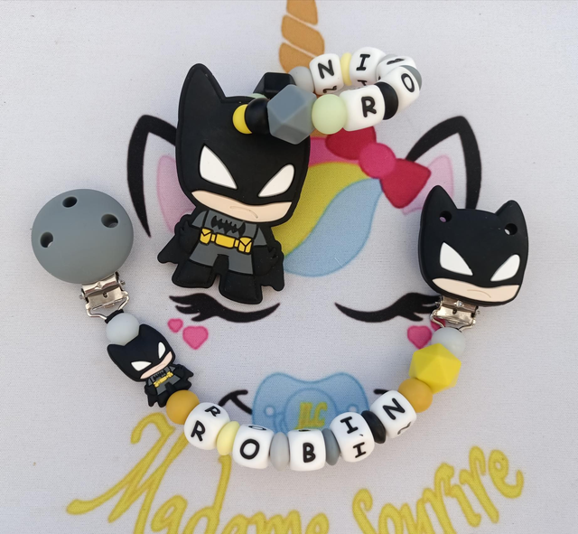 1 Attache doudou + 1 Hochet Bat