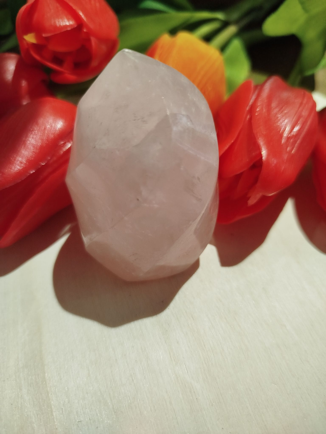 Flamme quartz rose 