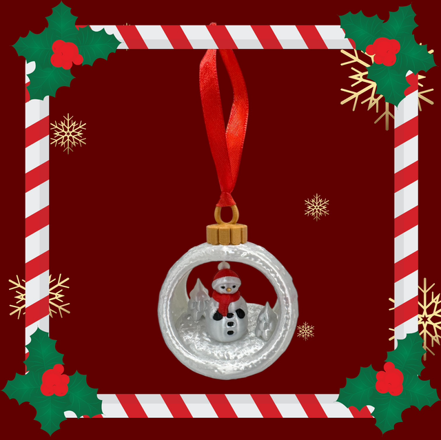 Tree Decoration Snowman Bauble 