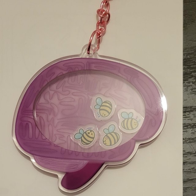 Brain Bees Shaker Charm