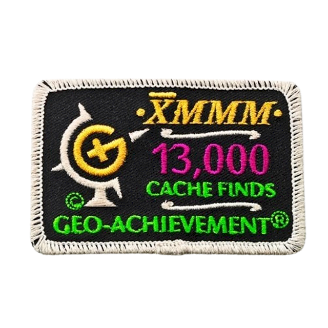 Patch "Milestone" 13,000 Cache Finds