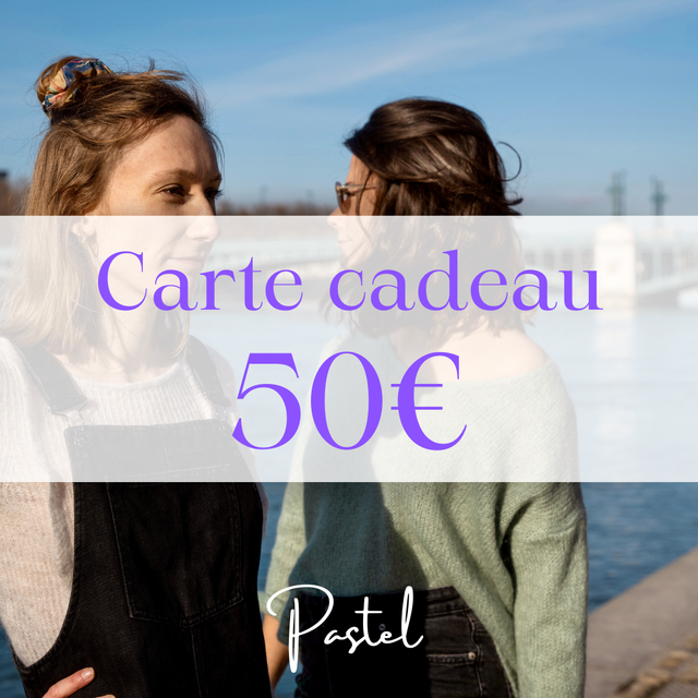 Carte cadeau Pastel 50€