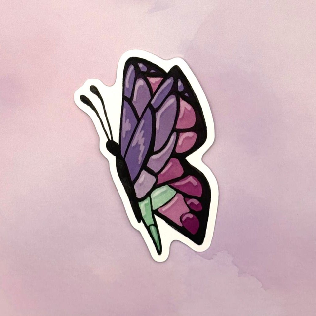 Stained Glass Butterfly