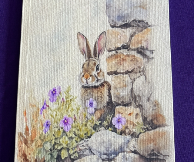 Lined Note Pad Rabbit
