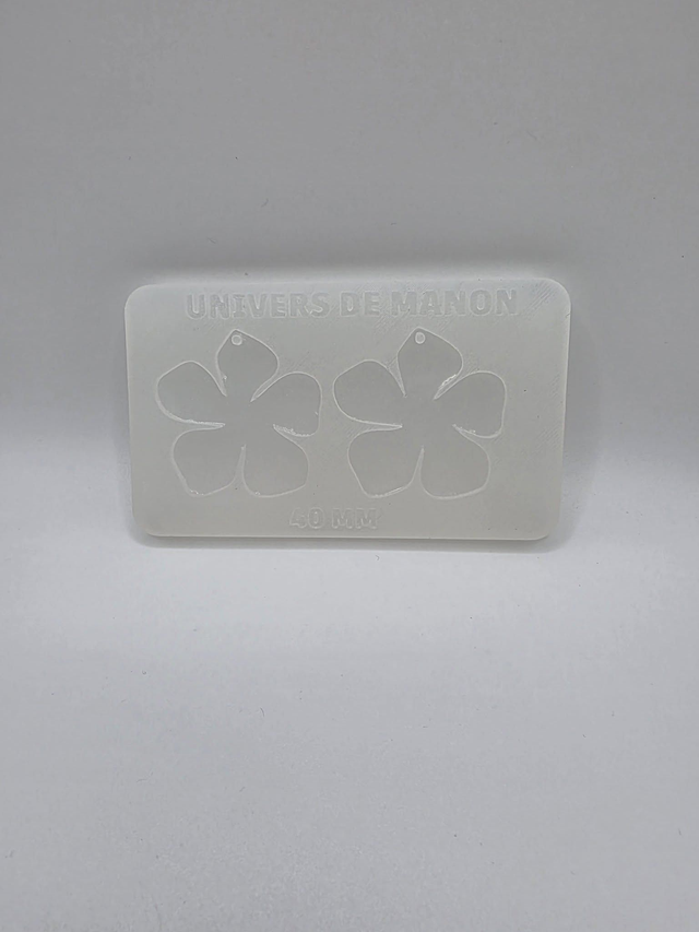 Moule Silicone boucle d&#039;oreille 40mm