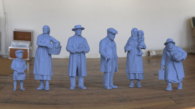 RB Miniatures - WW1/WW2 Civilians - 1/72