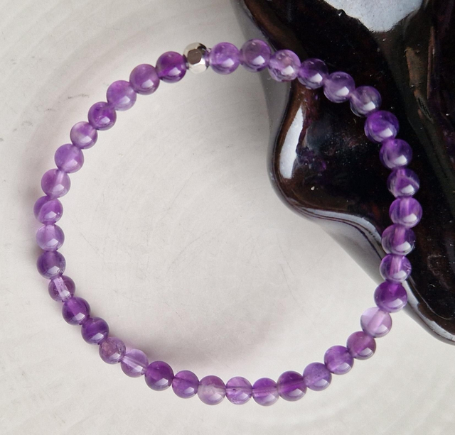 Bracelet AMÉTHYSTE 4mm