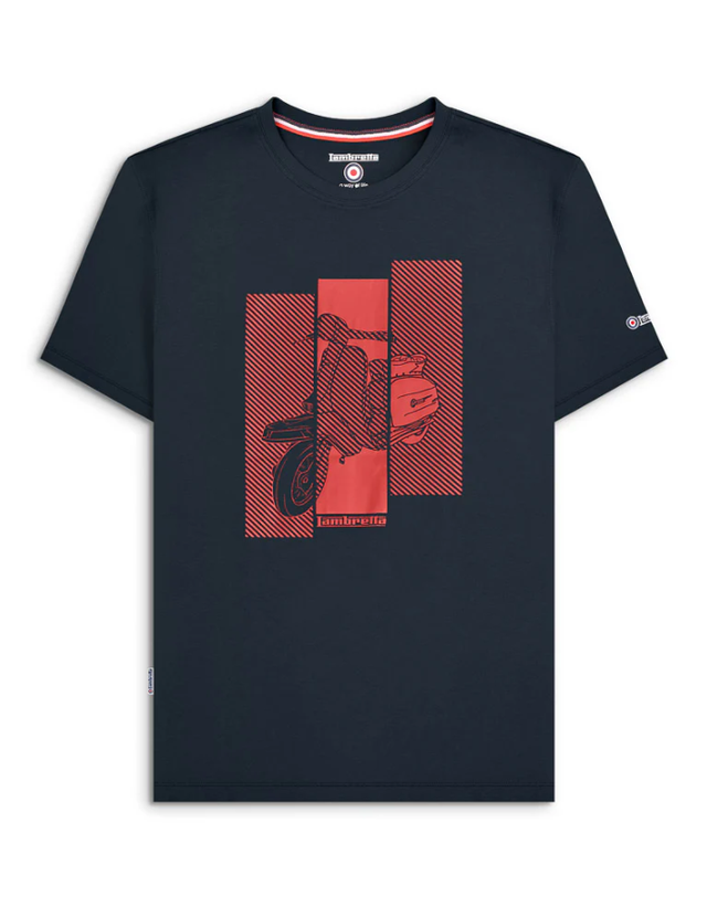 Lambretta SS5017 Scooter Tee - Navy