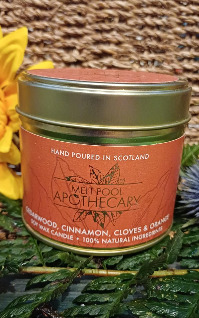 Cedarwood, Cinnamon, Clove &amp; Orange Candle