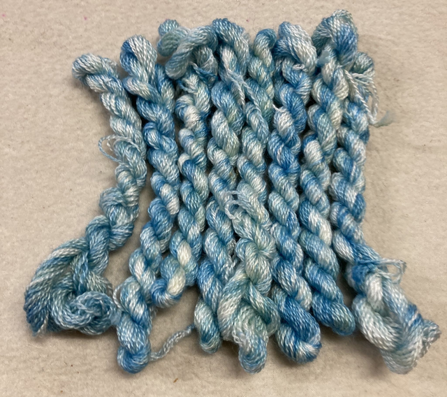 BFL Embroidery Thread  Bluefaced Leicester silk 6535