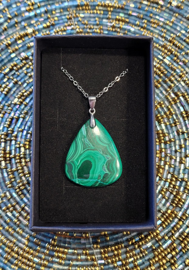 Pendentif Malachite 