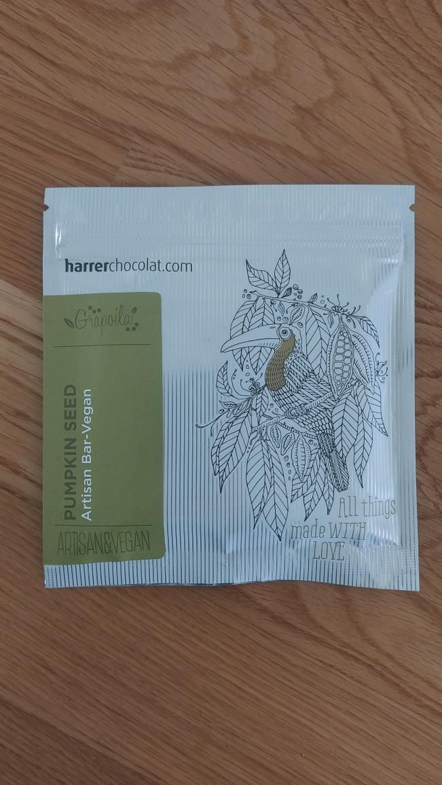 Harrer x Grapoila Pumpkin seed vegan bar