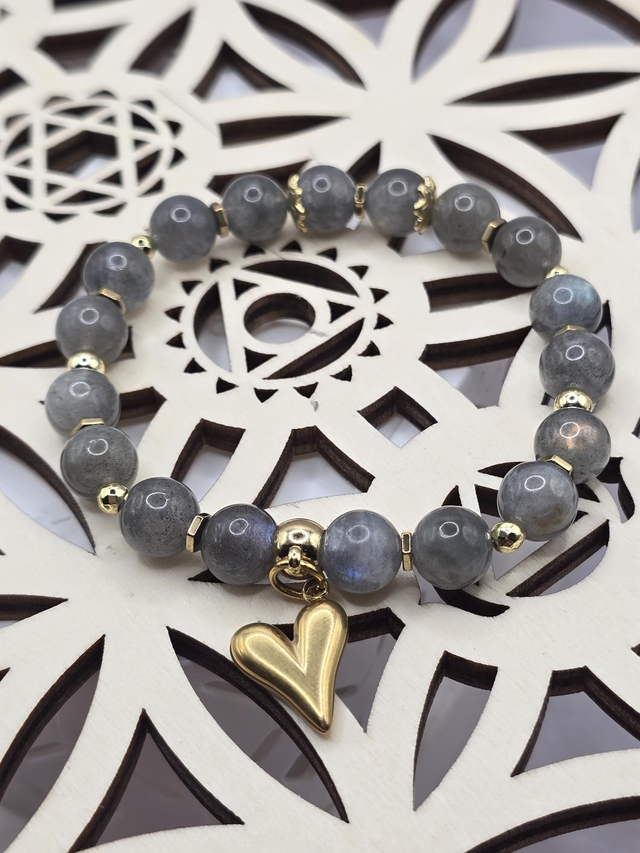 Bracelet Labradorite 0,8 cm