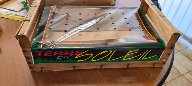 Complexes Terre et Soleil pour caisses 50x30 dimension 44x43 cm  boites de 1 000 