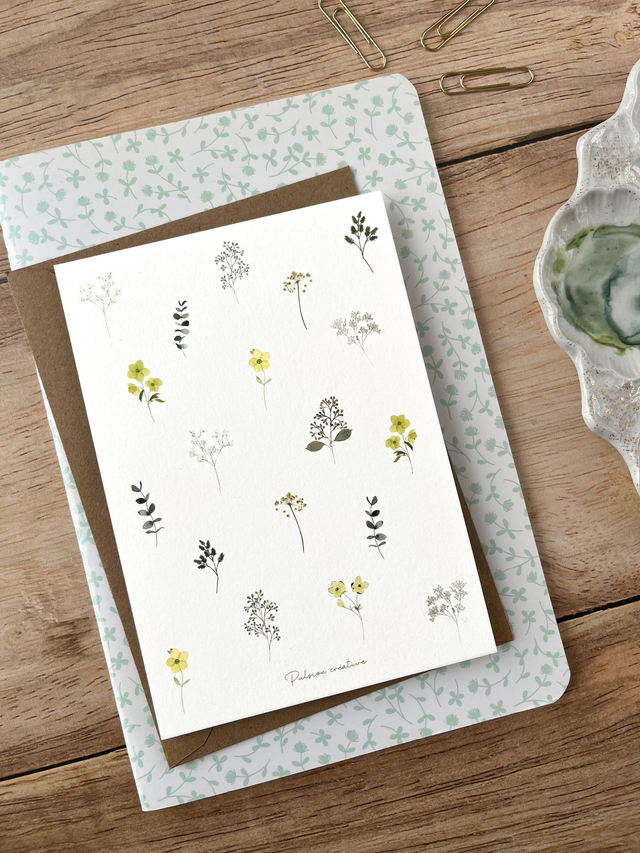 Carte postale Pulsion créative - Herbier