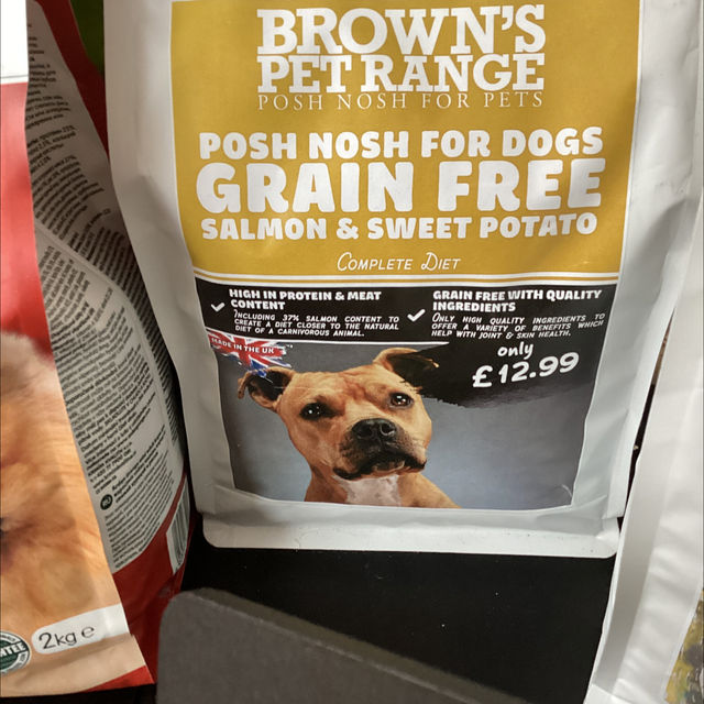 Posh Nosh for Dogs Grain free Salmon & Sweet Potato