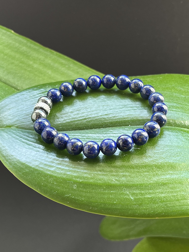 Bracelet en Lapis-Lazuli