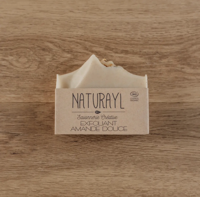 Savon exfoliant amande douce