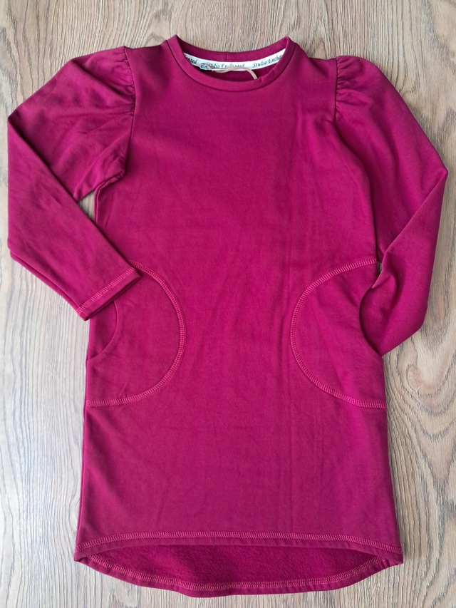 Classy dress fuchsia